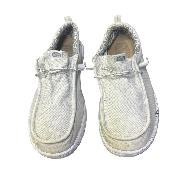 Hey Dude Other - ⚡️ Hey Dude Wally Hybrid White Nylon Slip-On Shoes |‎ Men’s 13